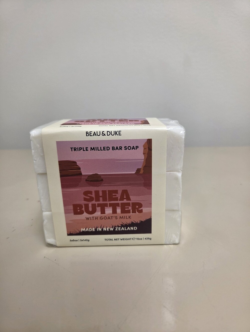 Beau & Duke — Shea Butter with Goat Milk  Soap — Imported from New Zealand